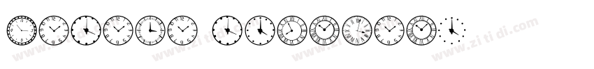 Roboto BigClock字体转换